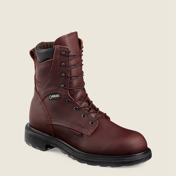 Bottes de Travail Red Wing - Supersole® 2.0 - 8-Inch Waterproof Soft Toe - Bordeaux - Homme 952LSPME